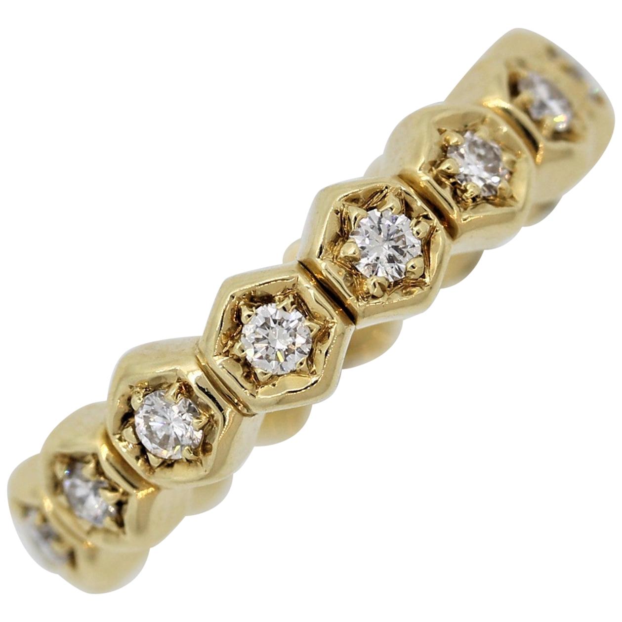 Piaget Diamond Gold Eternity Band Ring