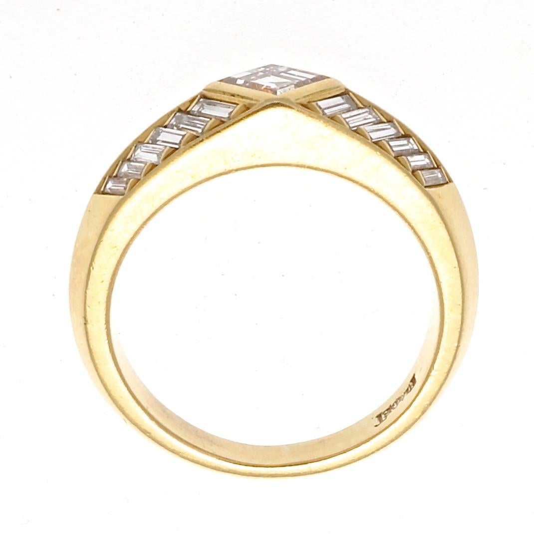 Modern Piaget Diamond Gold Ring