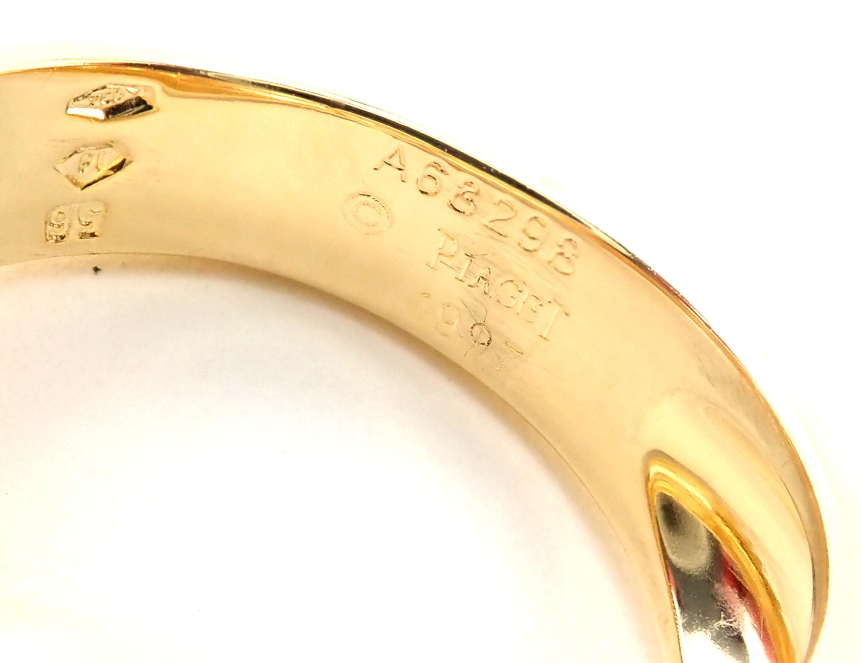Women's or Men's Piaget Diamond Large Yellow Gold Heart Ring