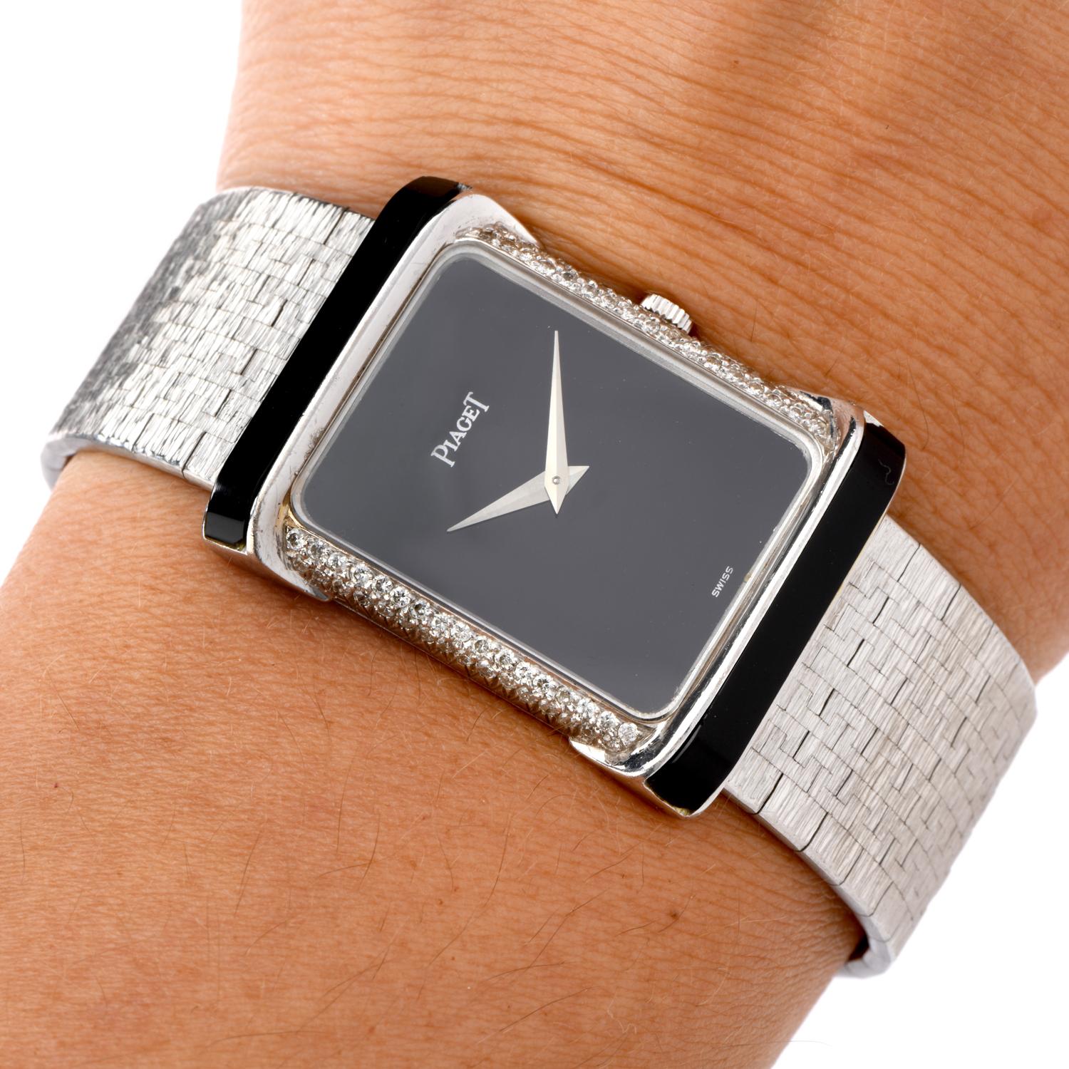 piaget women's watch with diamonds