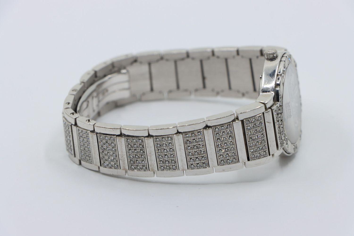 Piaget Diamond Pave 28 mm Watch For Sale 6