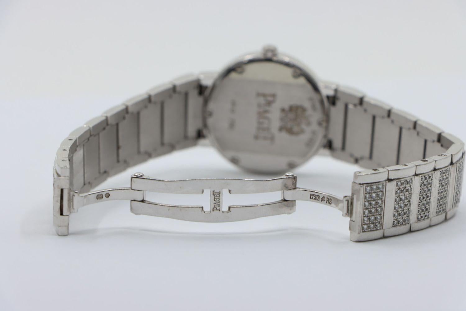 Piaget Diamond Pave 28 mm Watch For Sale 10