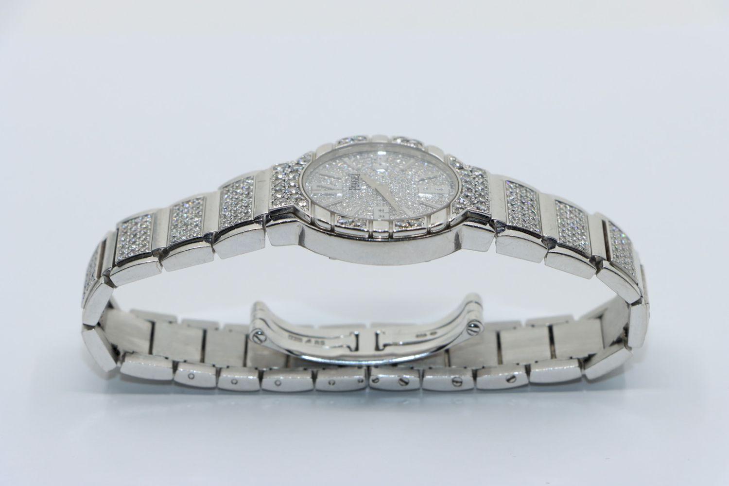 Piaget Diamond Pave 28 mm Watch For Sale 2