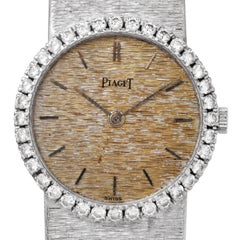 Piaget Diamond silver Dial 18K Gold Ladies Watch ref 926 A 6