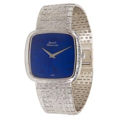 Piaget Dress 12773 A6 Vintage Unisex Watch in 18 Karat White Gold