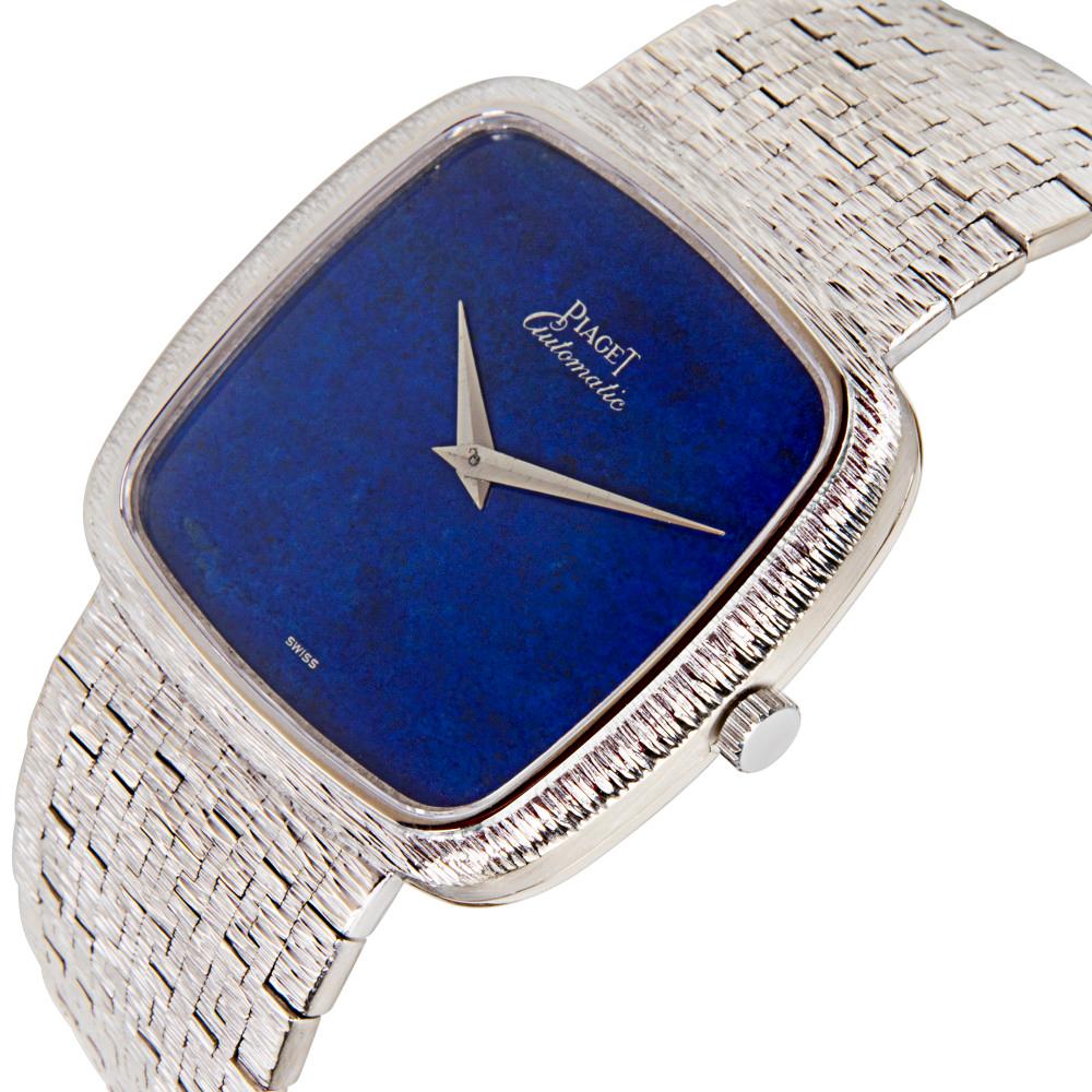 piaget 18k white gold watch vintage