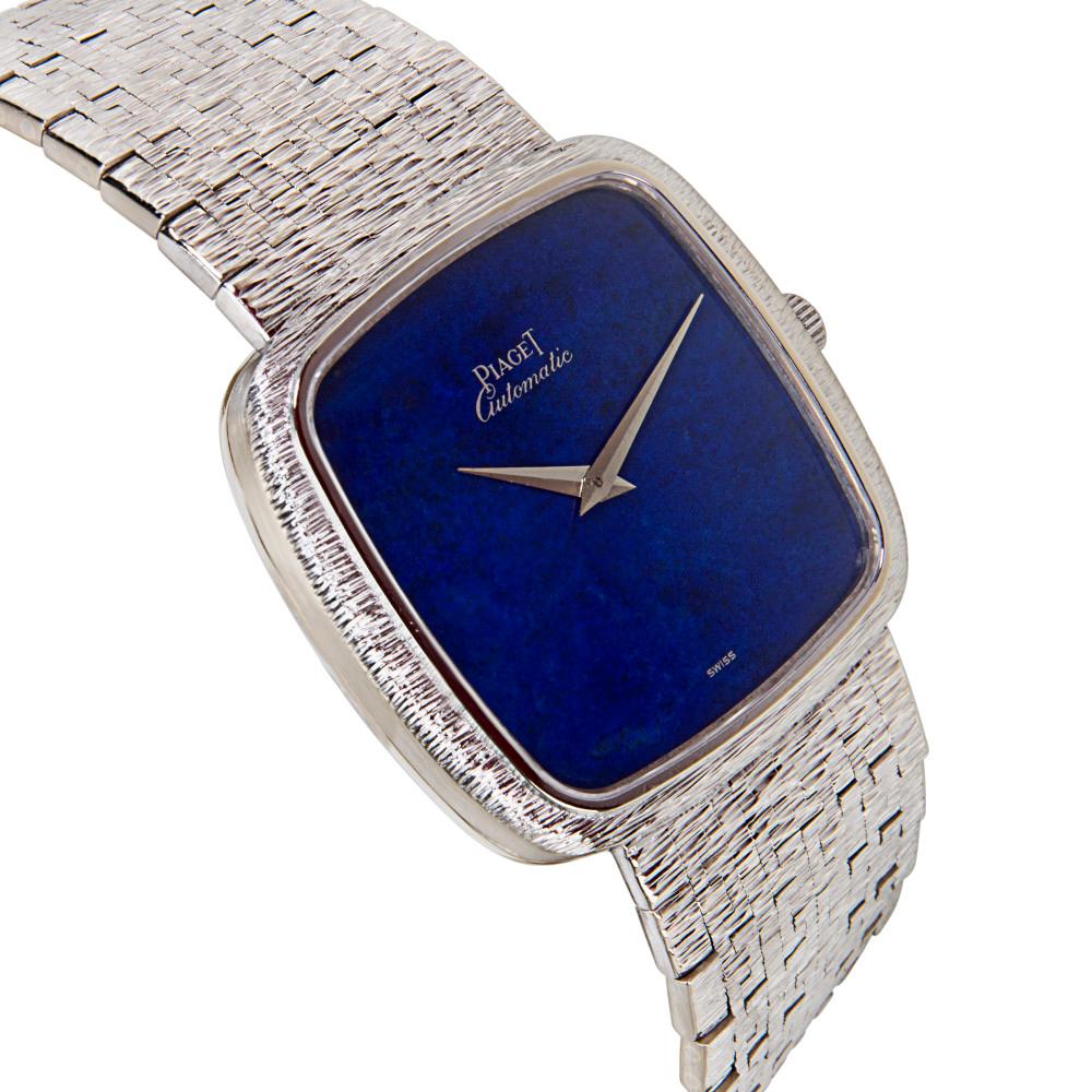 Piaget Dress 12773 A6 Vintage Unisex Watch in 18K White Gold In Excellent Condition In New York, NY