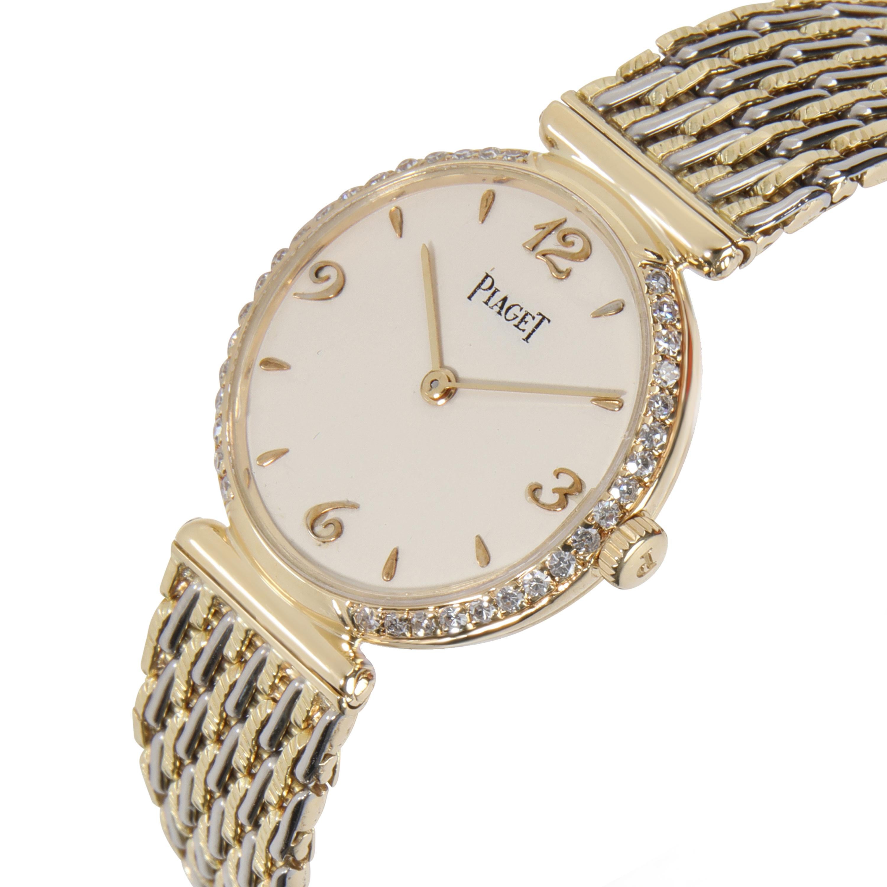 Piaget Dress 80552 P 31 X Women's Watch in 18kt Yellow Gold In Excellent Condition In New York, NY