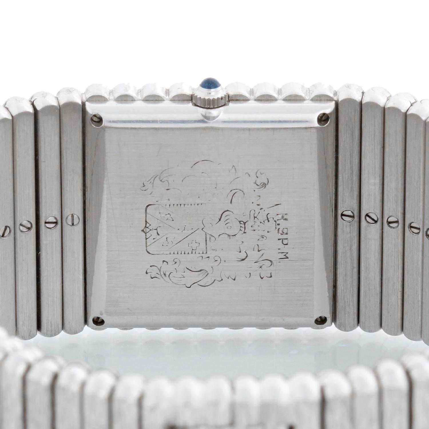 Montre homme Piaget Emperador en or blanc 18 carats avec écorce Unisexe en vente
