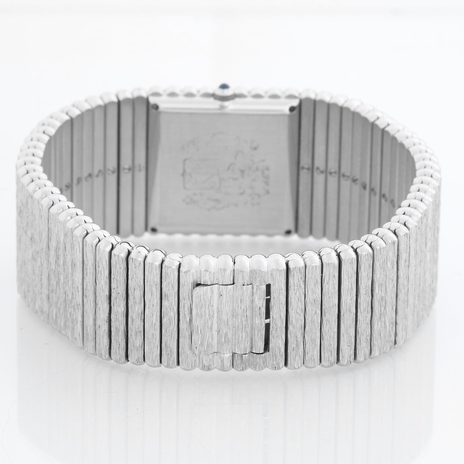 Montre homme Piaget Emperador en or blanc 18 carats avec écorce en vente 1