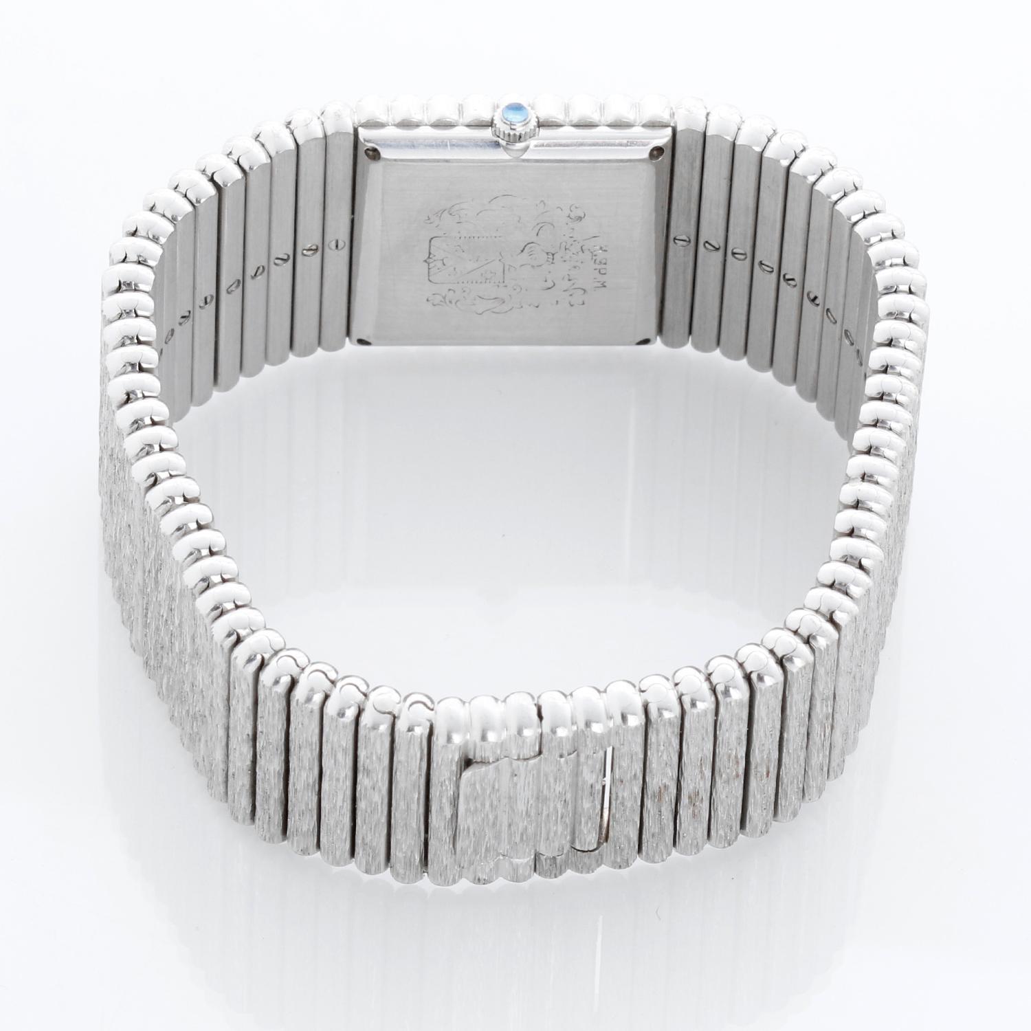 Piaget Emperador: 18 Karat Weißgold Bark Herrenuhr aus Bark 1