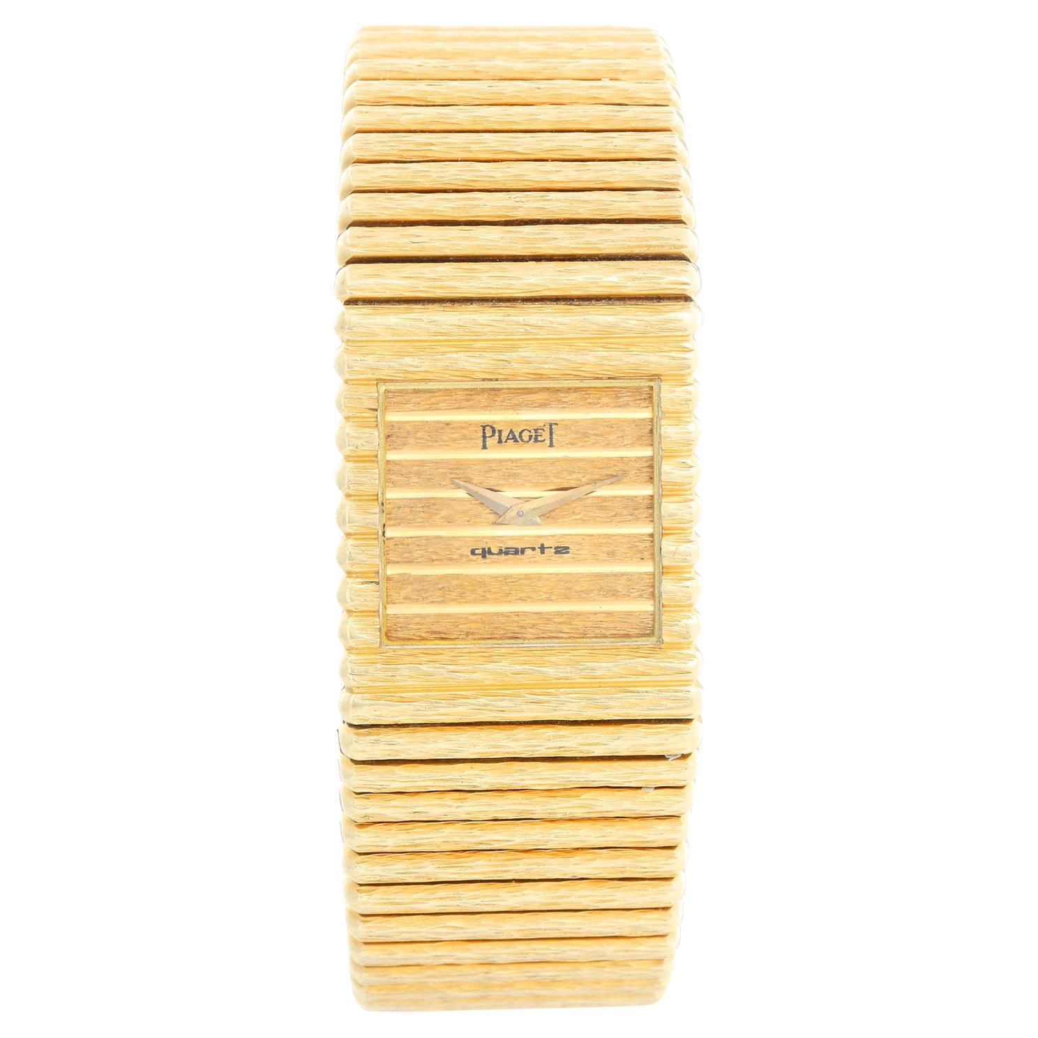 Piaget Emperador 18K Yellow Gold Bark Mens Watch For Sale At 1stDibs Piaget Emperador 18K Yellow Gold Bark Mens Watch For Sale At 1stDibs