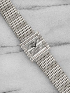 Piaget Emperador 9133 18K WG Full Factory Diamond Set Manual 25mm