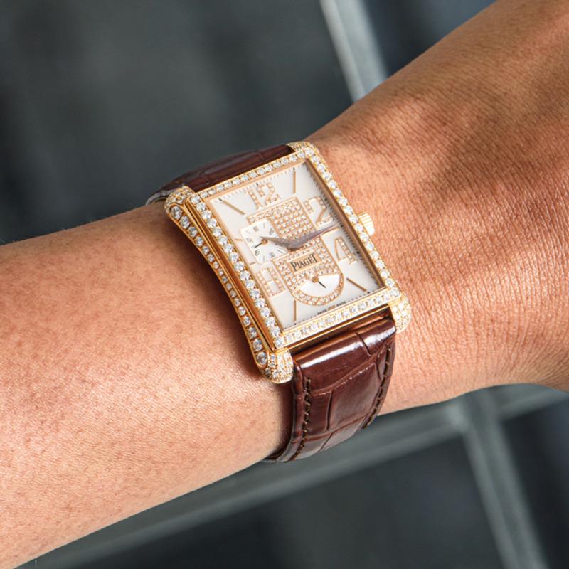 Piaget Emperador Diamond Set P10053 Watch For Sale 1
