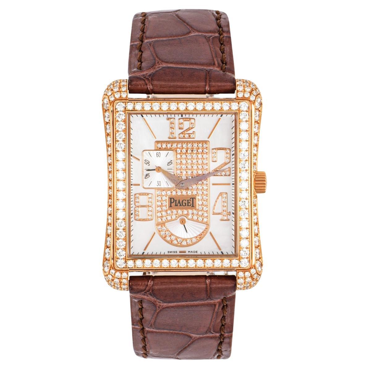 Piaget Emperador Diamond Set P10053 Watch For Sale