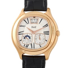 Piaget Emperador Dual Time Rose Gold Watch GOA32017