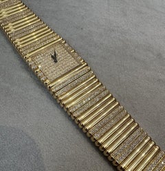 Piaget Emperador Factory Montre en or jaune 18 carats et diamants