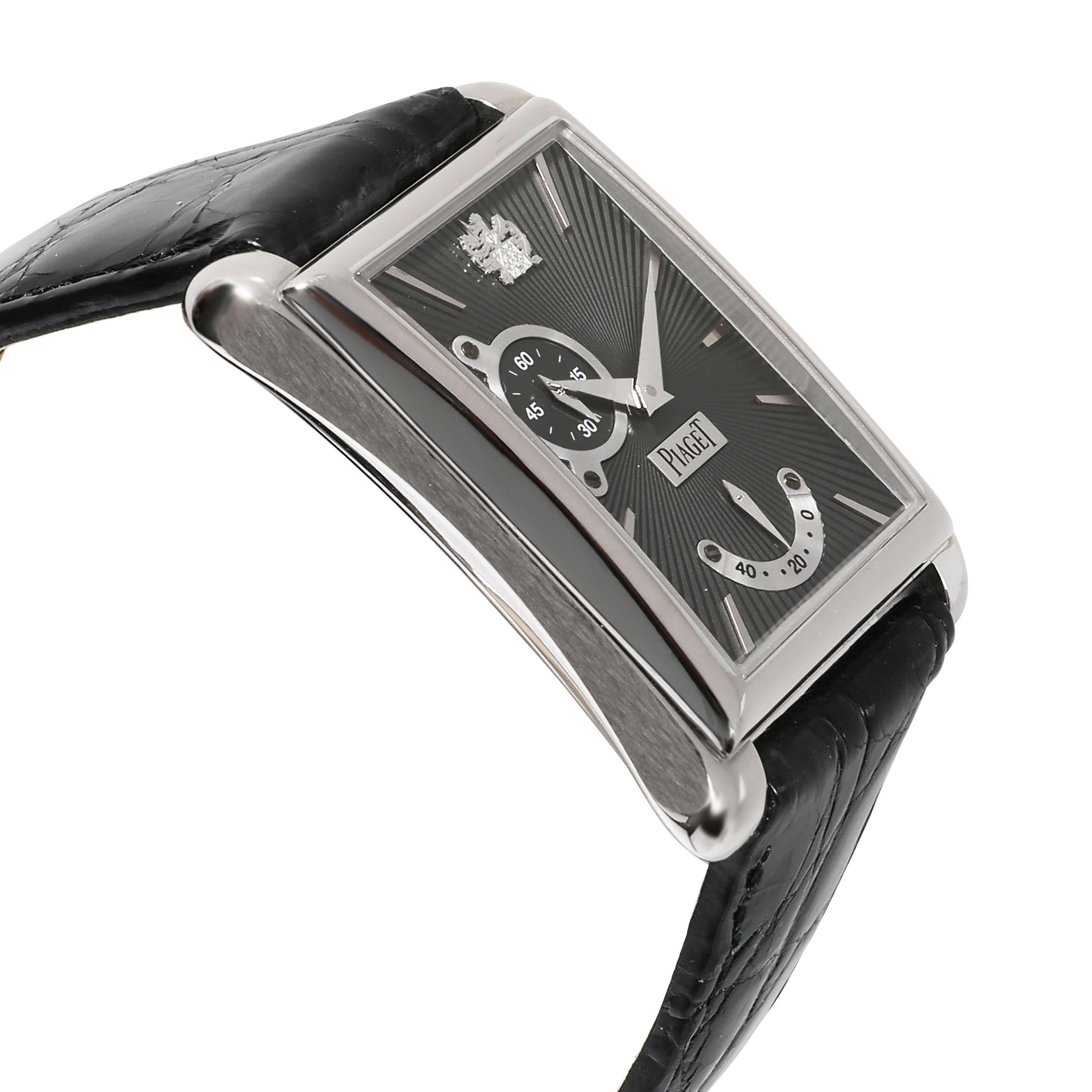 Piaget Emperador P10566 Men's Watch in 18 Karat White Gold 1