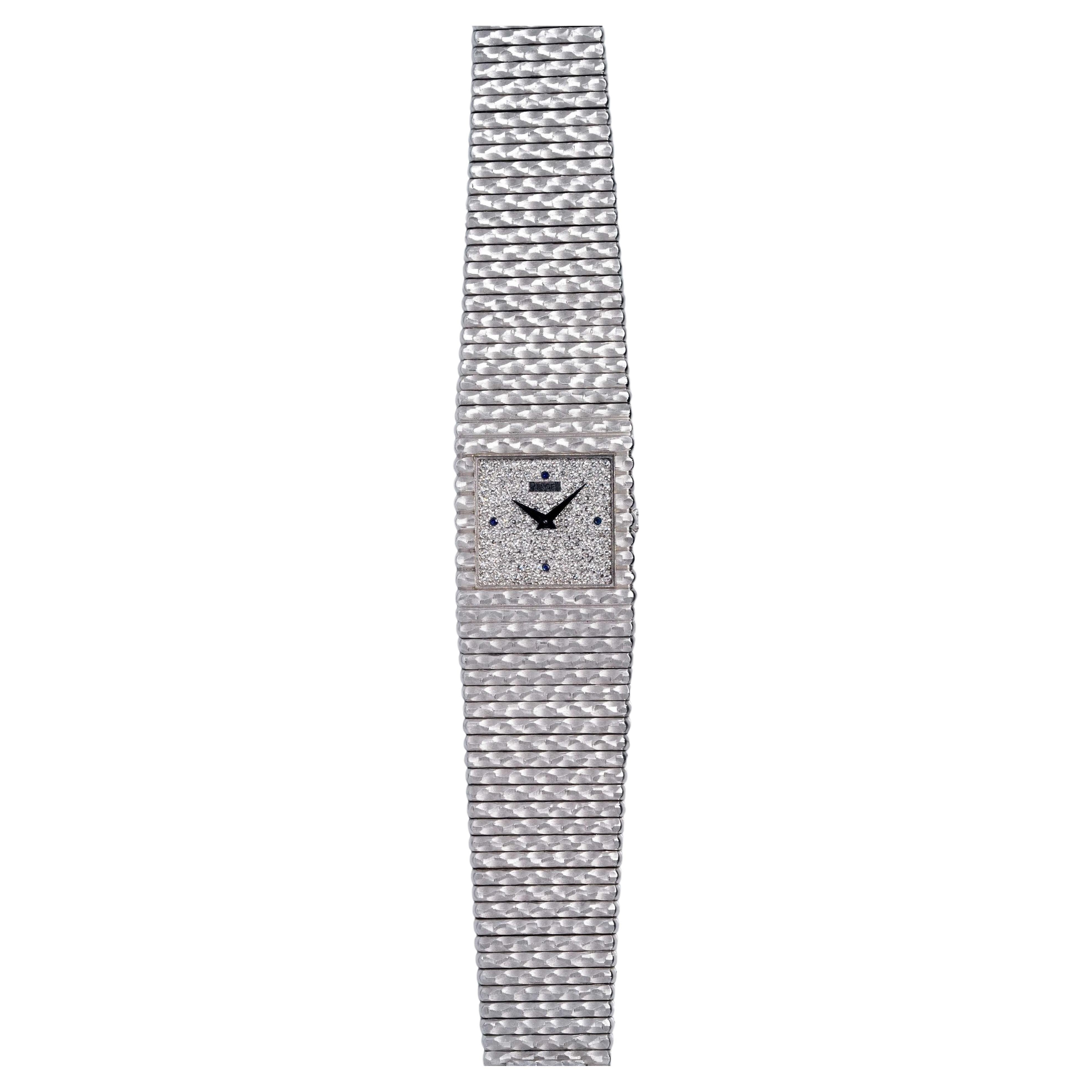 Piaget Emperador Watch in 18K White Gold, 1980s