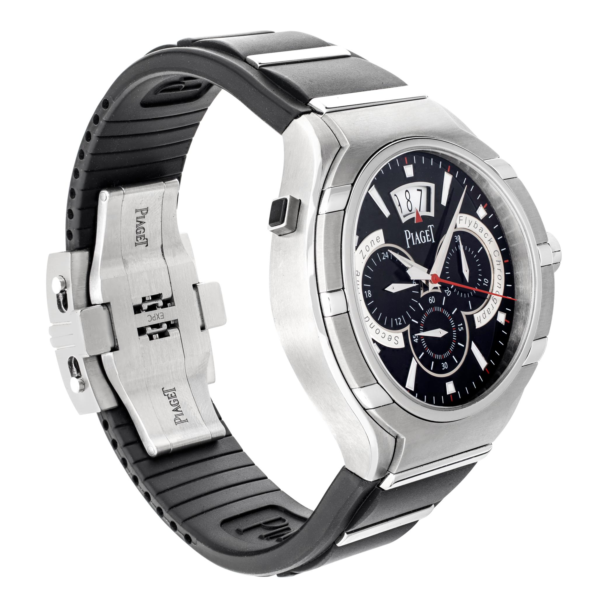 Piaget FortyFive titanium and stainless steel Automatic Wristwatch Ref GOA34002 In Excellent Condition In Surfside, FL