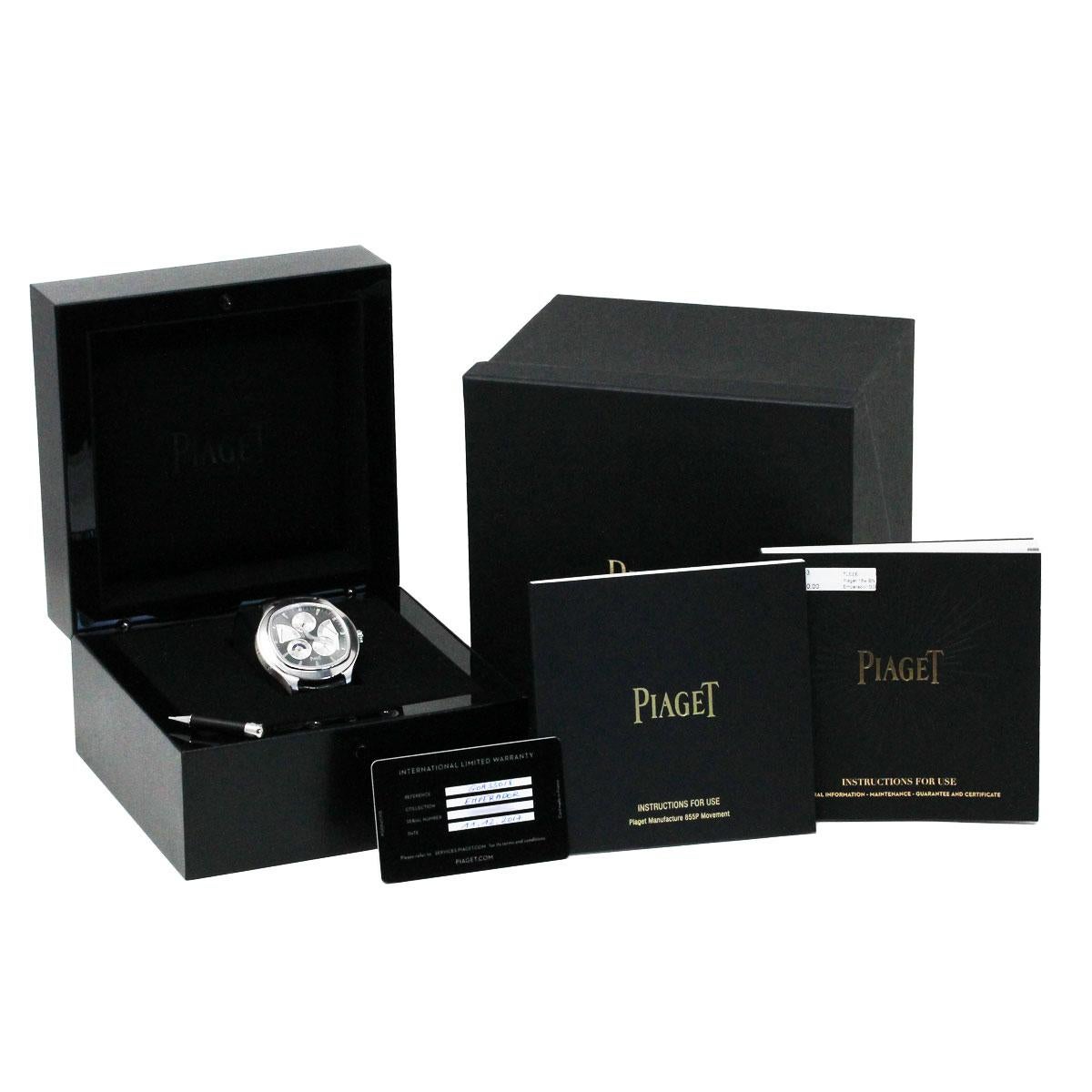 Piaget G0833018 Emperador Perpetual Calendar Wristwatch In New Condition In Boca Raton, FL