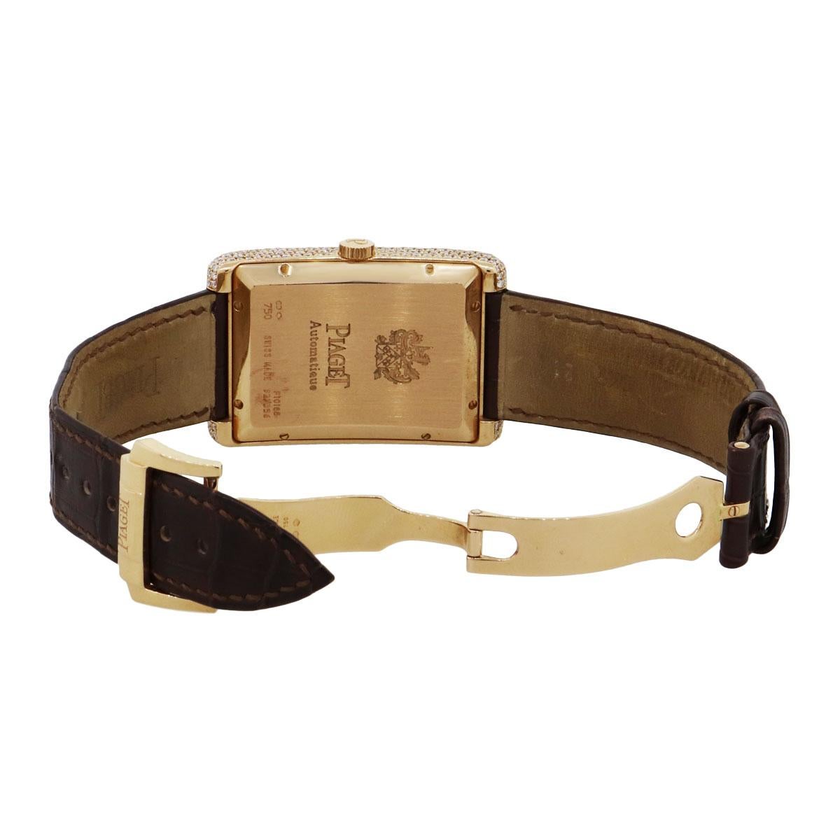 Round Cut Piaget G0A29116 Black Tie Wristwatch