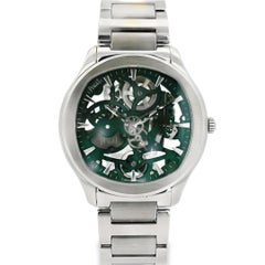 Piaget G0A47008 Polo Skeleton Stainless Steel Green Dial Watch