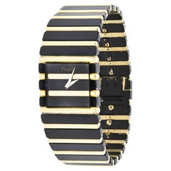 Piaget Gold and Black Polo Watch