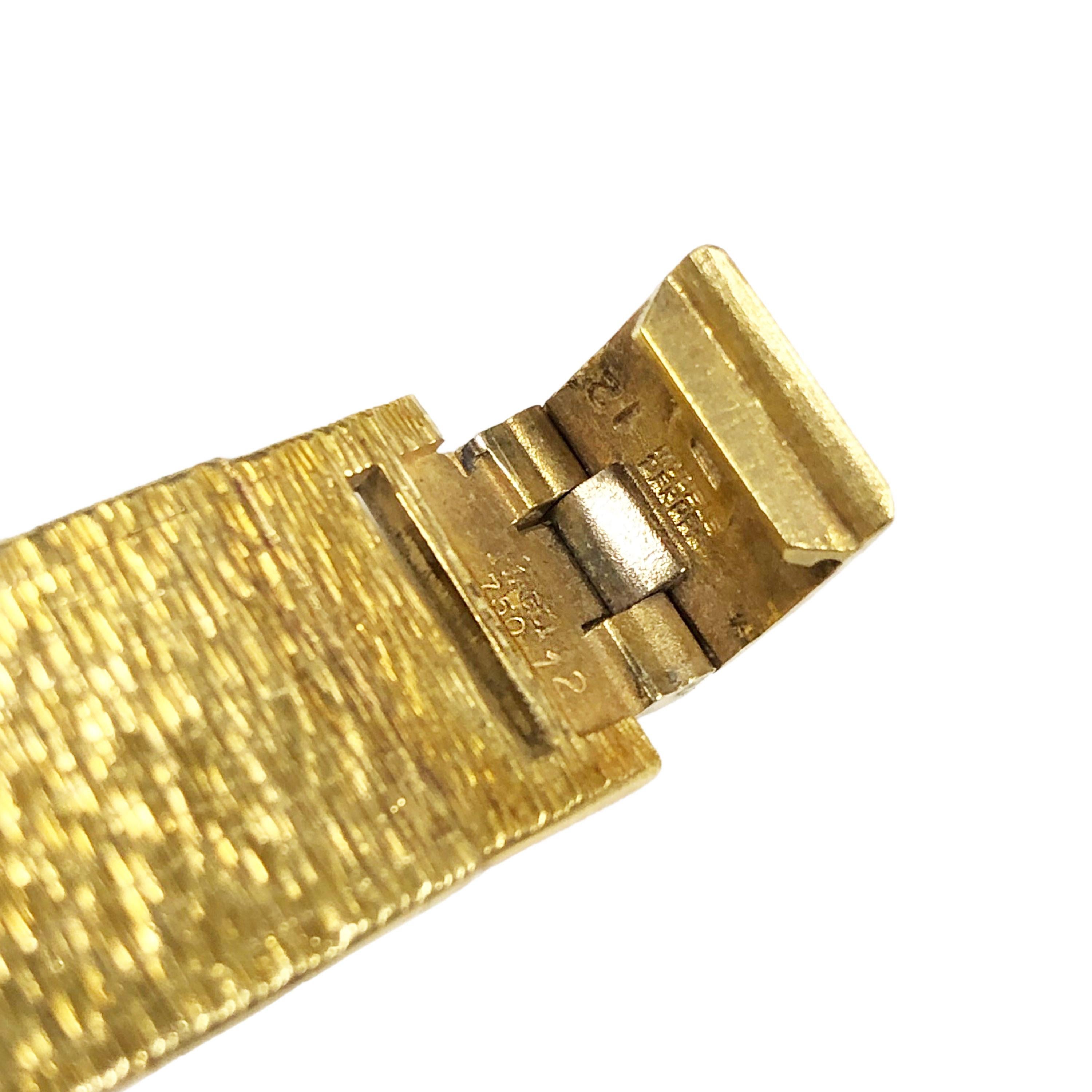 Piaget for Asprey Gold and Diamond Ladies Wristwatch with Royal Emblem of Oman In Excellent Condition In Chicago, IL