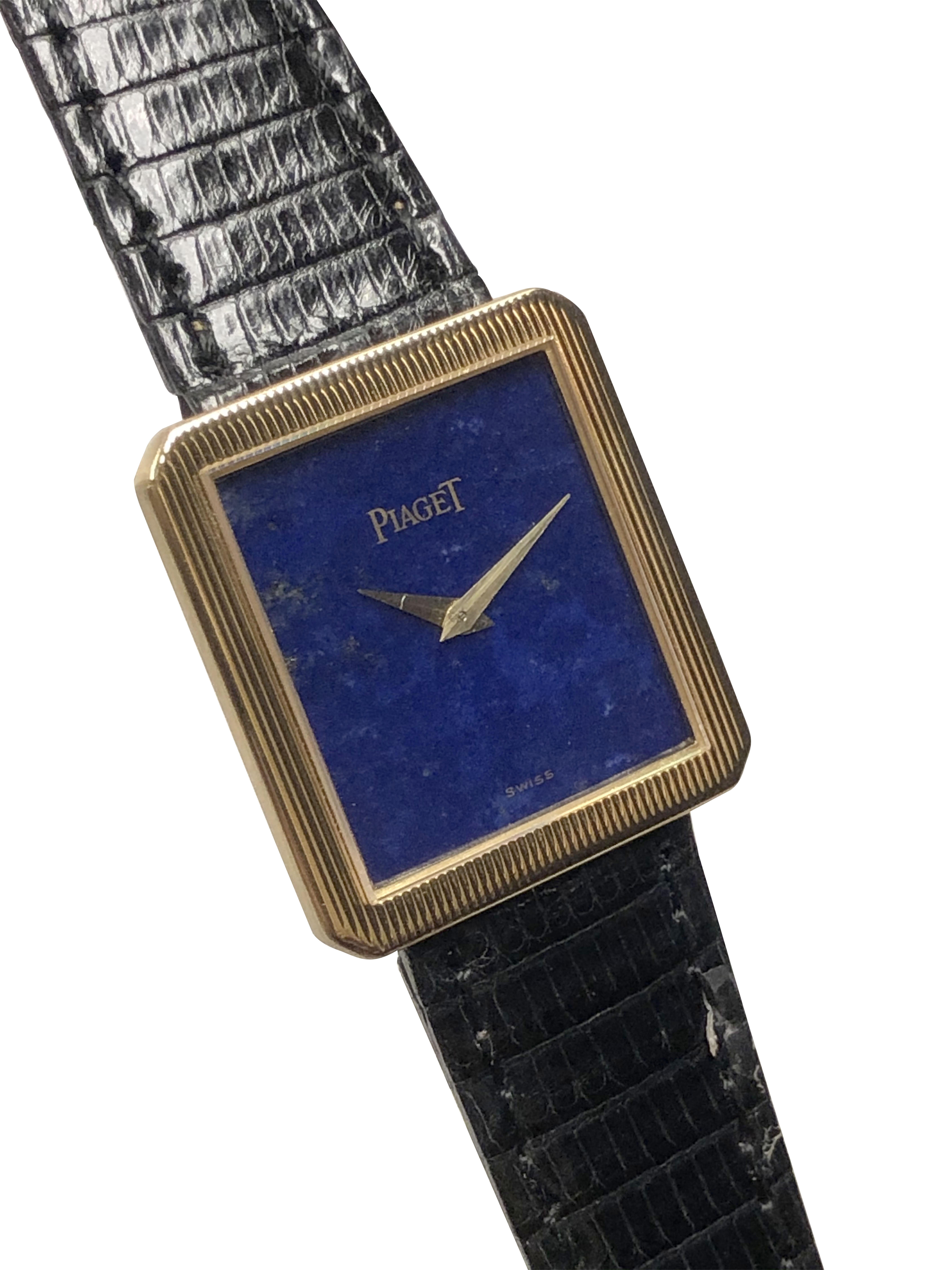 lapis lazuli dial watch