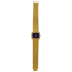 Piaget Gold Lapis Dial Watch