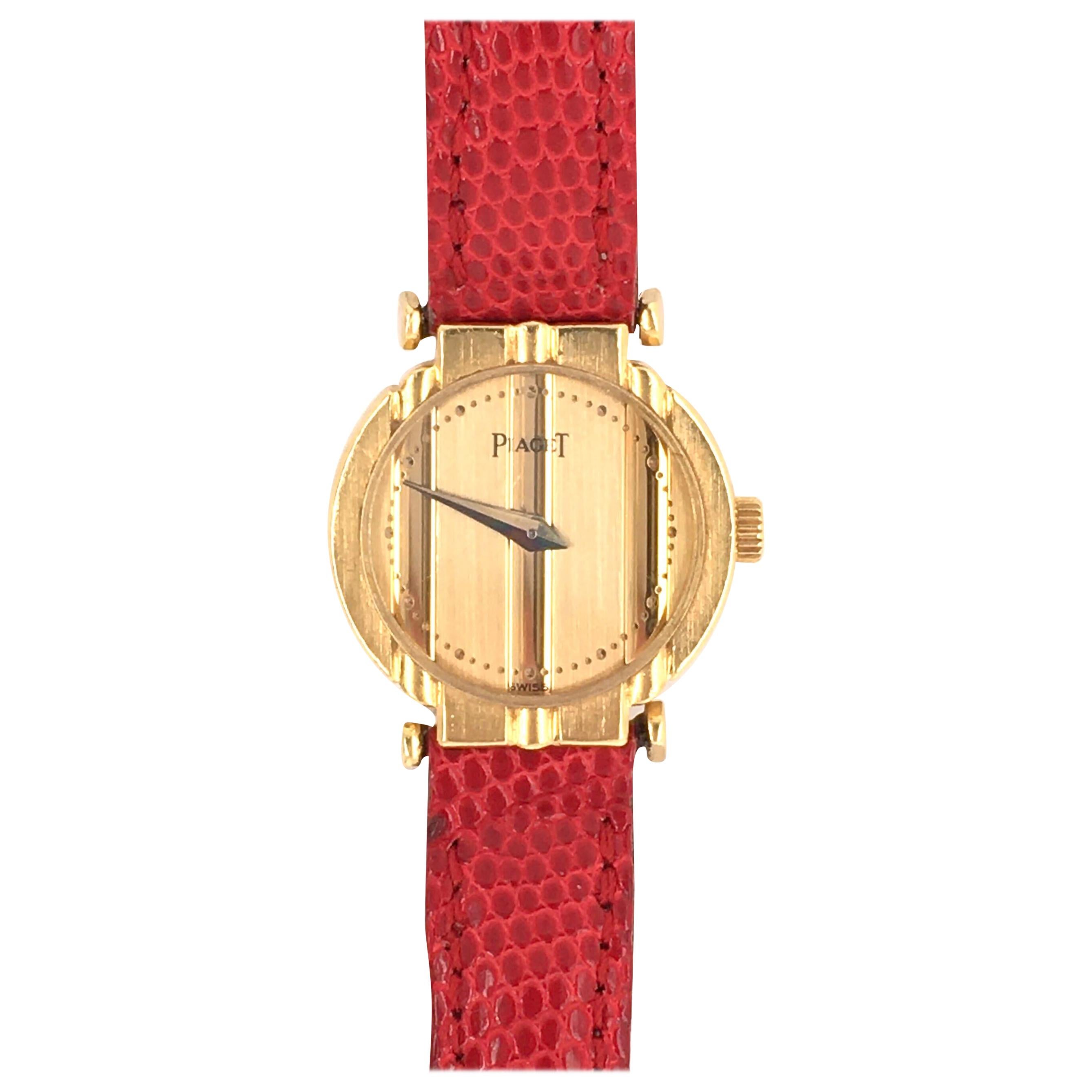 Piaget Gold Polo Wristwatch