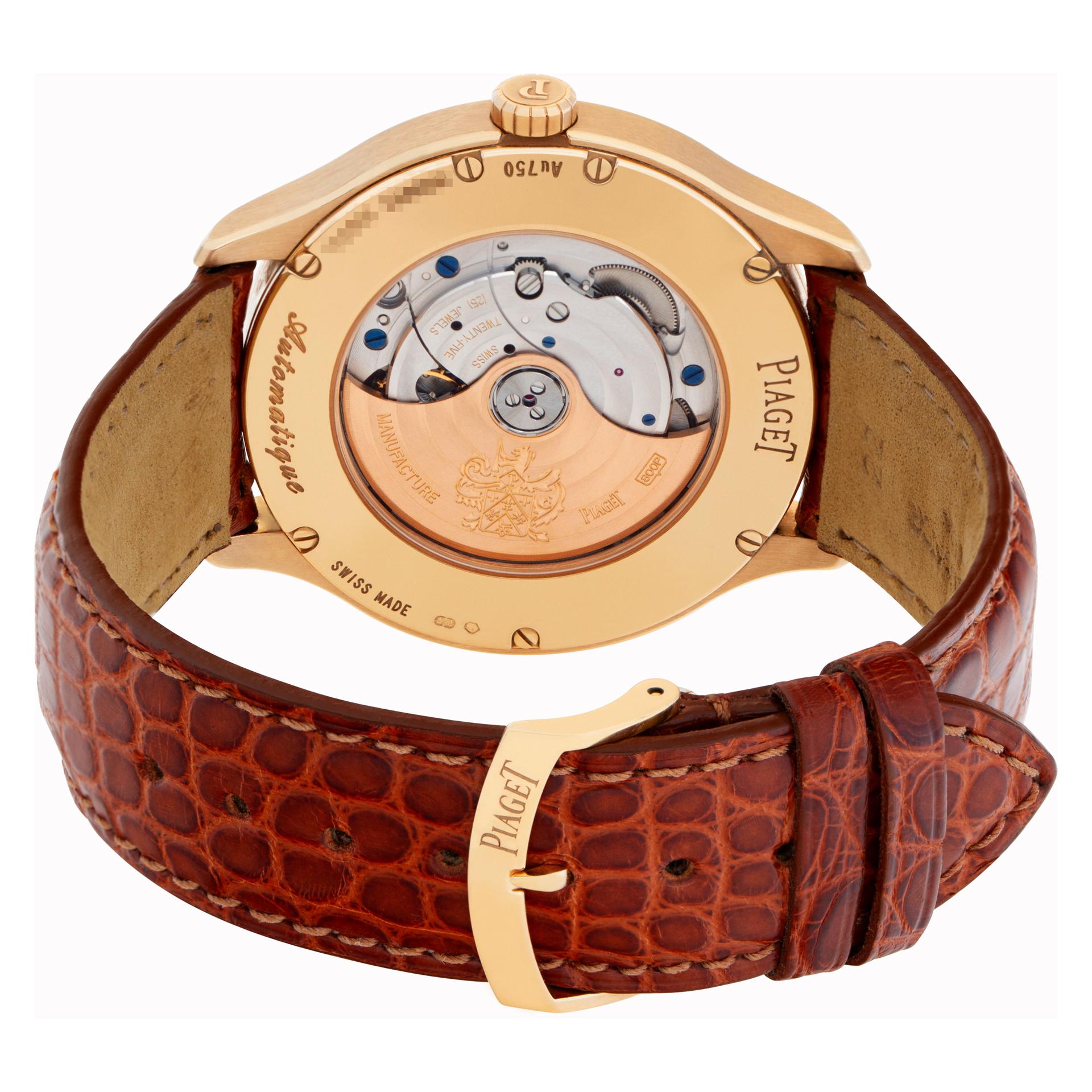 Men's Piaget Gouverneur in 18k Rose Gold Wristwatch, Ref. GOA37110