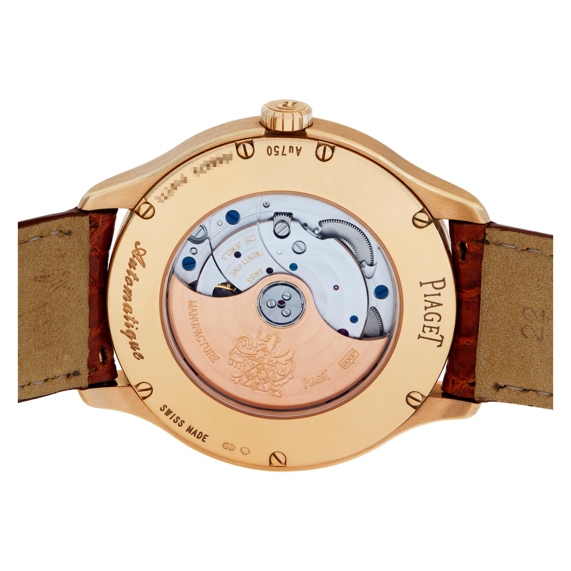 Piaget Gouverneur in 18k Rose Gold Wristwatch, Ref. GOA37110 1