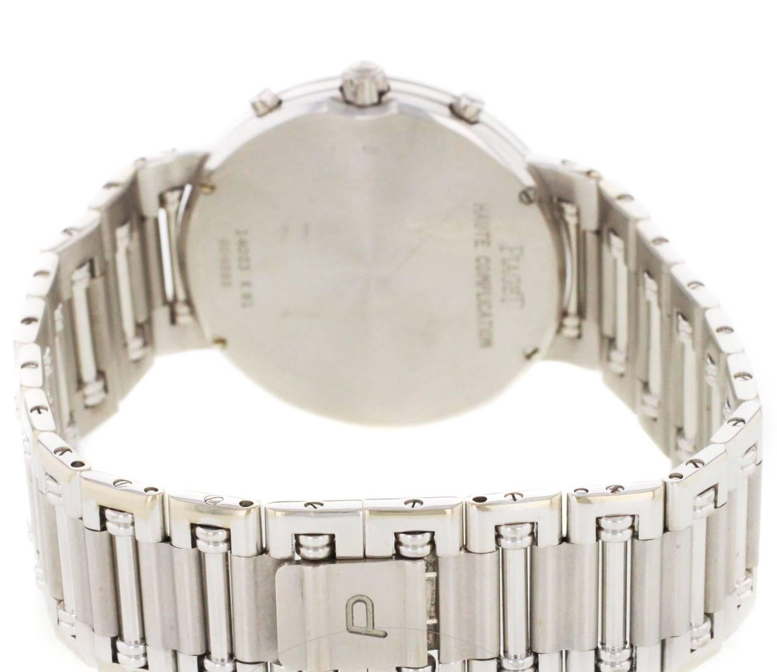Modern Piaget Haute Complication 14023 18 Karat White Gold Quartz Ladies Watch