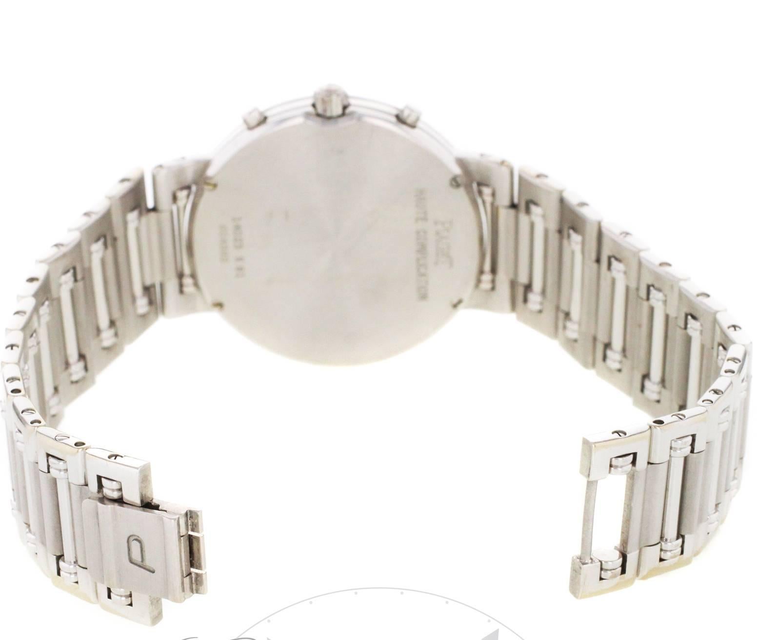 Piaget Haute Complication 14023 18 Karat White Gold Quartz Ladies Watch In Good Condition In New York, NY