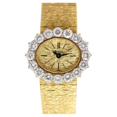 Montre Piaget Haute Joaillerie en or 18 carats et diamants, réf. 3867 A 6, calibre 9N, années 1970