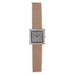 Reloj Piaget Hobnail de oro blanco de 18 quilates y plata, años 1970