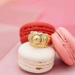 Piaget - Interchangeable Tangra ring - 18 karat gold - Vintage bombé - diamonds