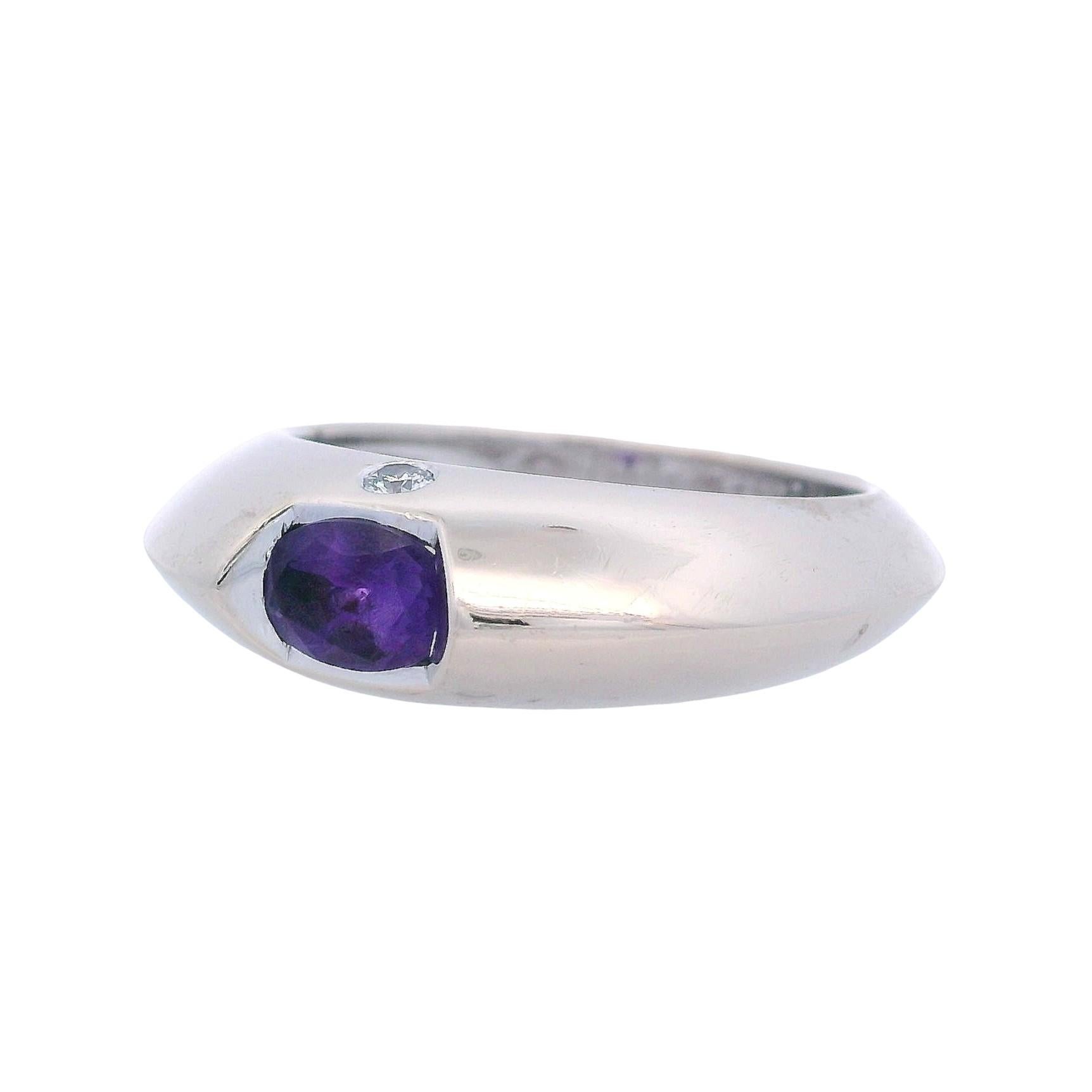 Piaget Iolite Diamond White Gold Ring For Sale 1