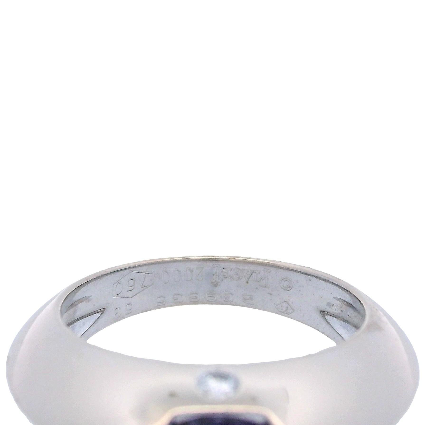 Piaget Iolite Diamond White Gold Ring For Sale 2