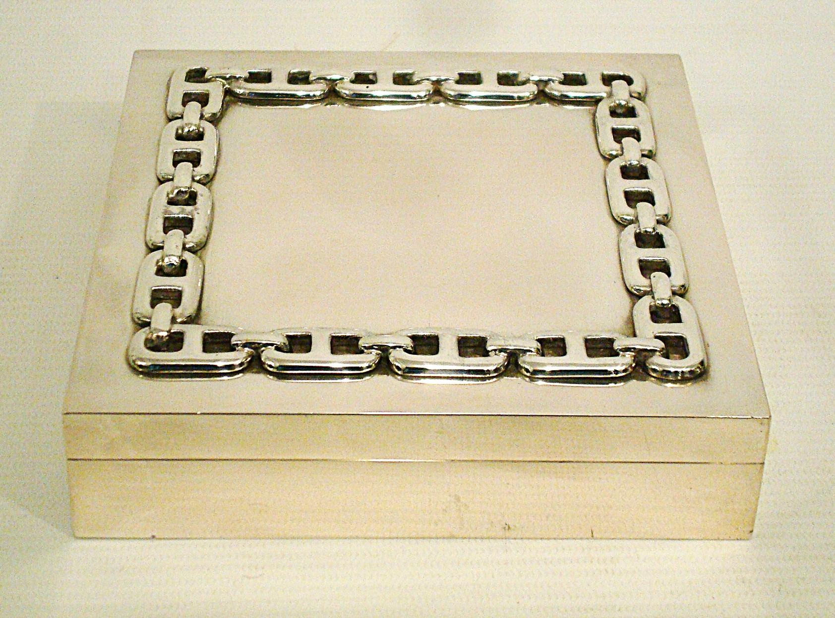 Piaget Gioielli Scatola d'Argento Italia 1970´s in vendita 4