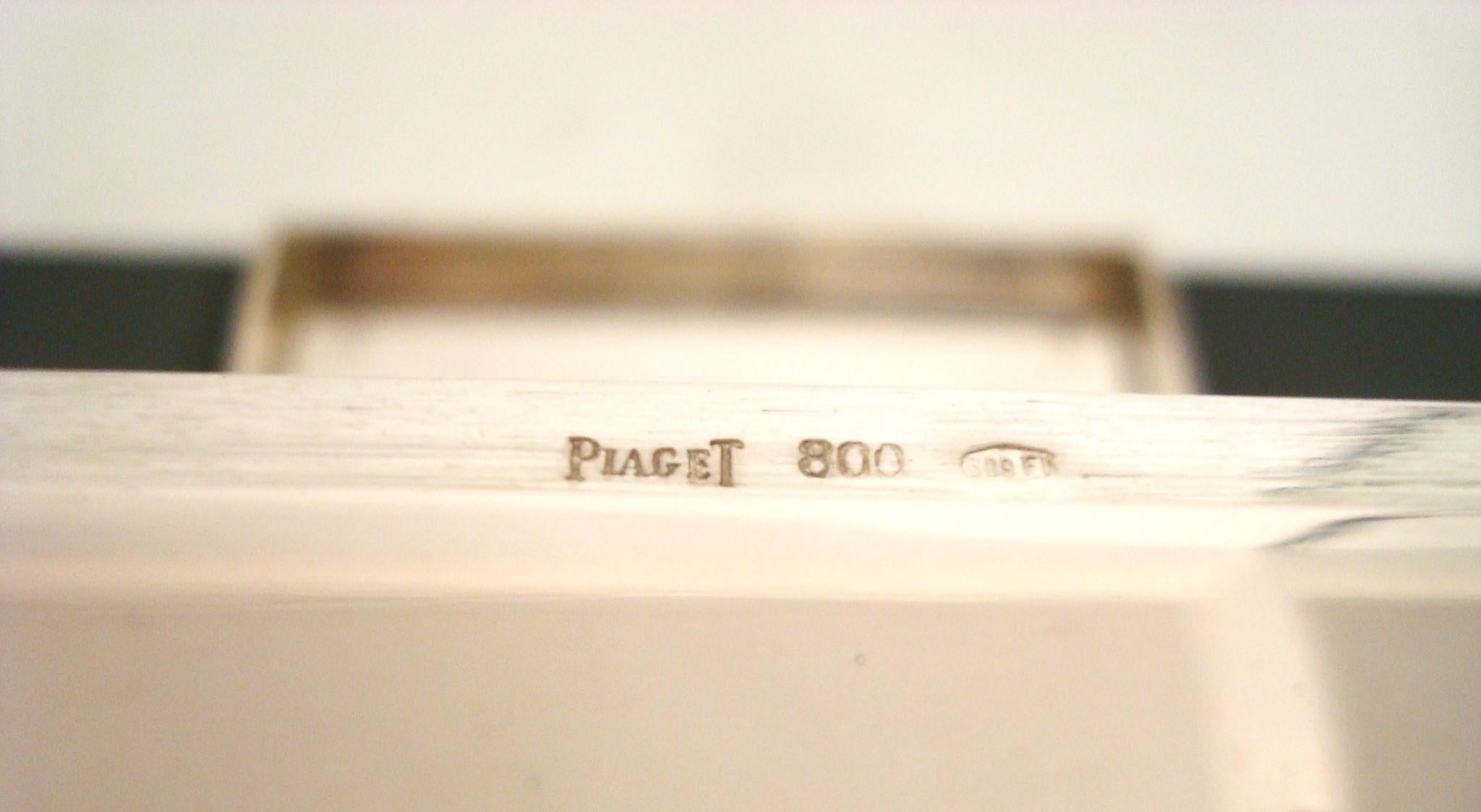 Piaget Gioielli Scatola d'Argento Italia 1970´s in vendita 7