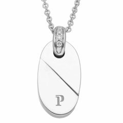 Piaget Joliette Diamond Pendant Necklace in 18K White Gold, 2004 Certificate