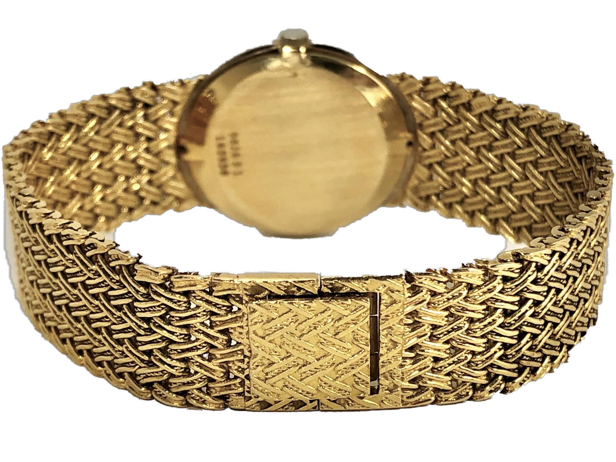 oval gold watch