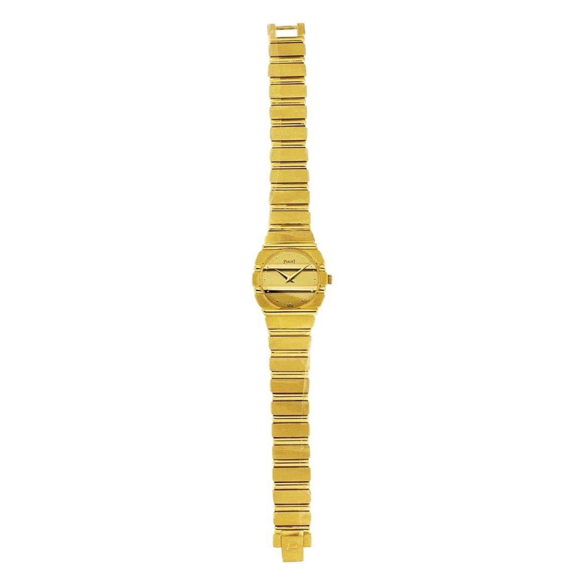 Piaget Ladies Polo 18 Karat Yellow Gold Watch 861C701