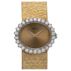 Piaget Ladies Vintage Cocktail Watch - 18K Gold & Factory Piaget Diamonds