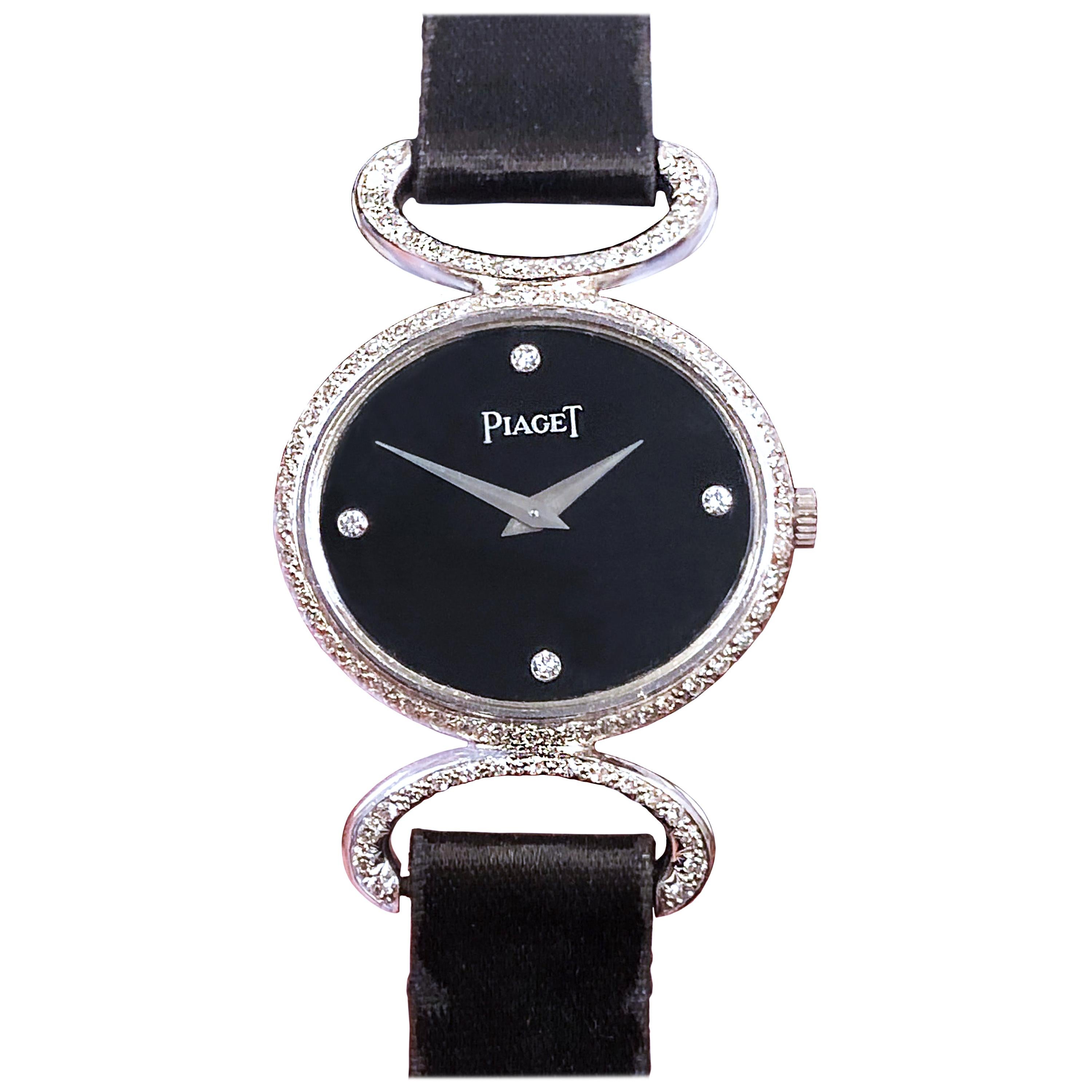 Piaget Ladies White Gold and Diamond Wrist Watch