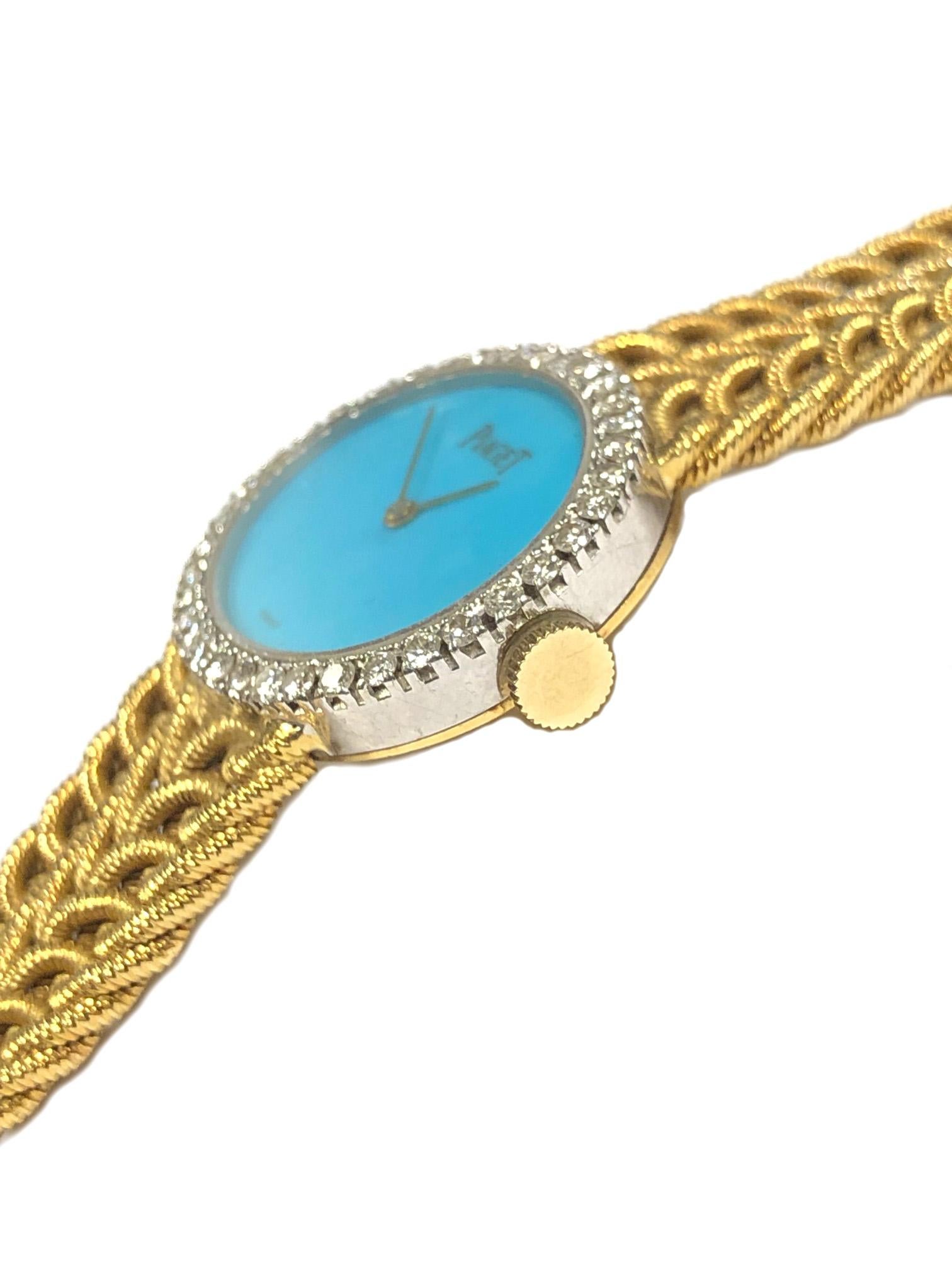 piaget turquoise watch