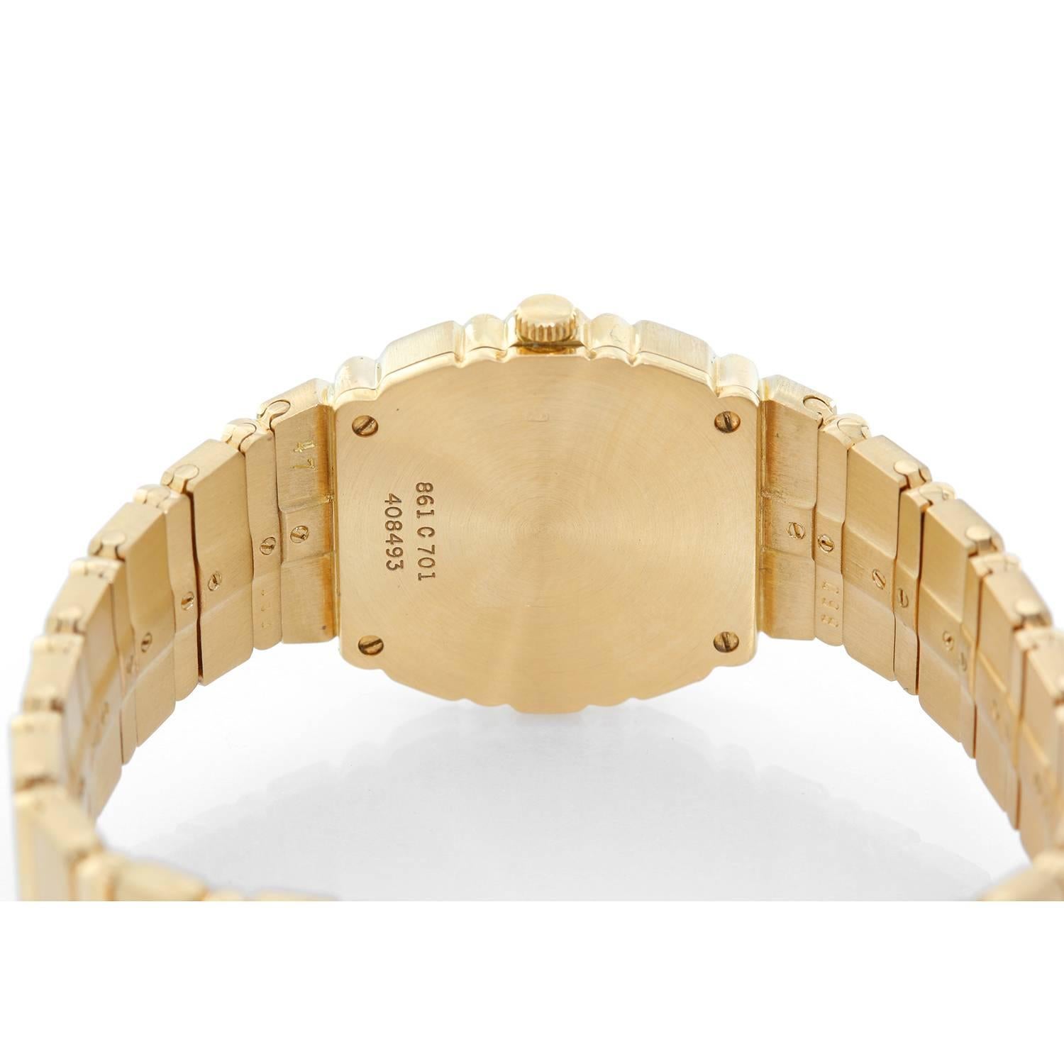 Women's Piaget Ladies Yellow Gold Polo Quartz Wristwatch 